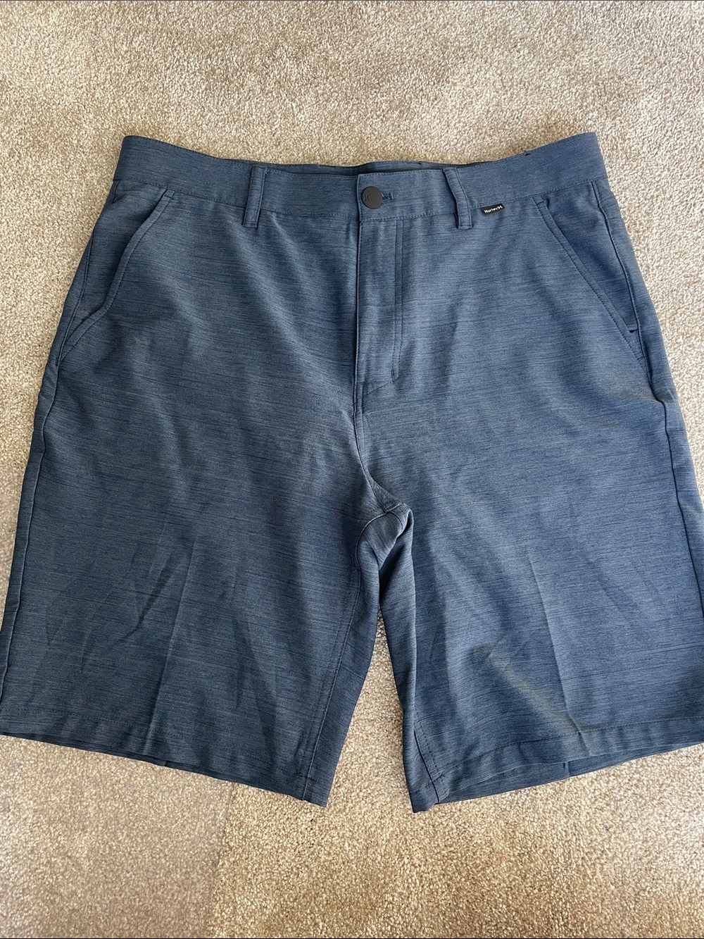 Hurley Men's Athletic Shorts in Slate Blue